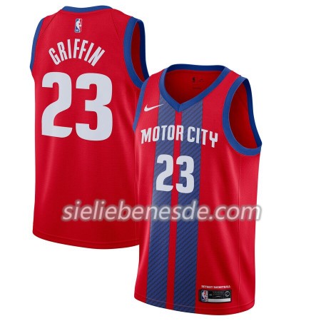 Herren NBA Detroit Pistons Trikot Blake Griffin 23 Nike 2019-2020 City Edition Swingman